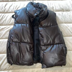 Leather vest